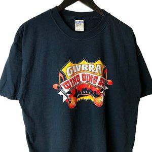 2008 Vintage Gwrra Wing Ding 28 T Shirt 00s Nashville Tennessee Event Blue XL